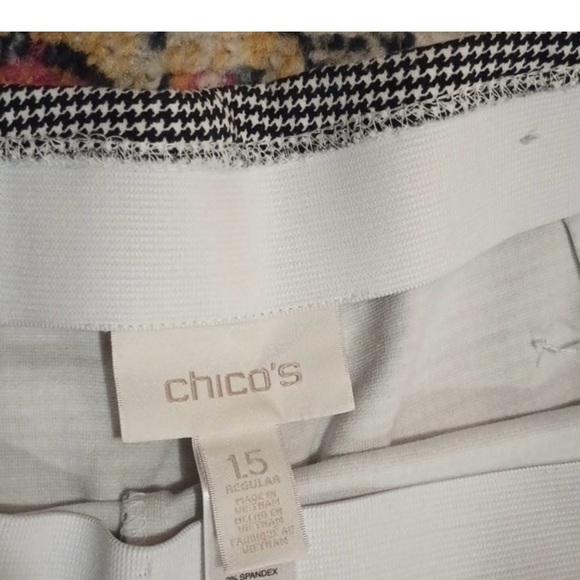 Womens Chico's Stretchy Dress Pants SIZE 1.5 small or XS - Picture 3 of 5